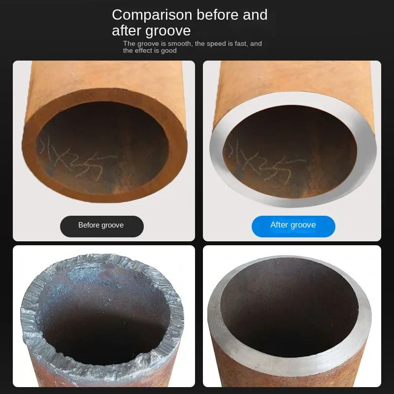 Портативная машина для снятия фаски с внутренним расширениям фасок круглыми