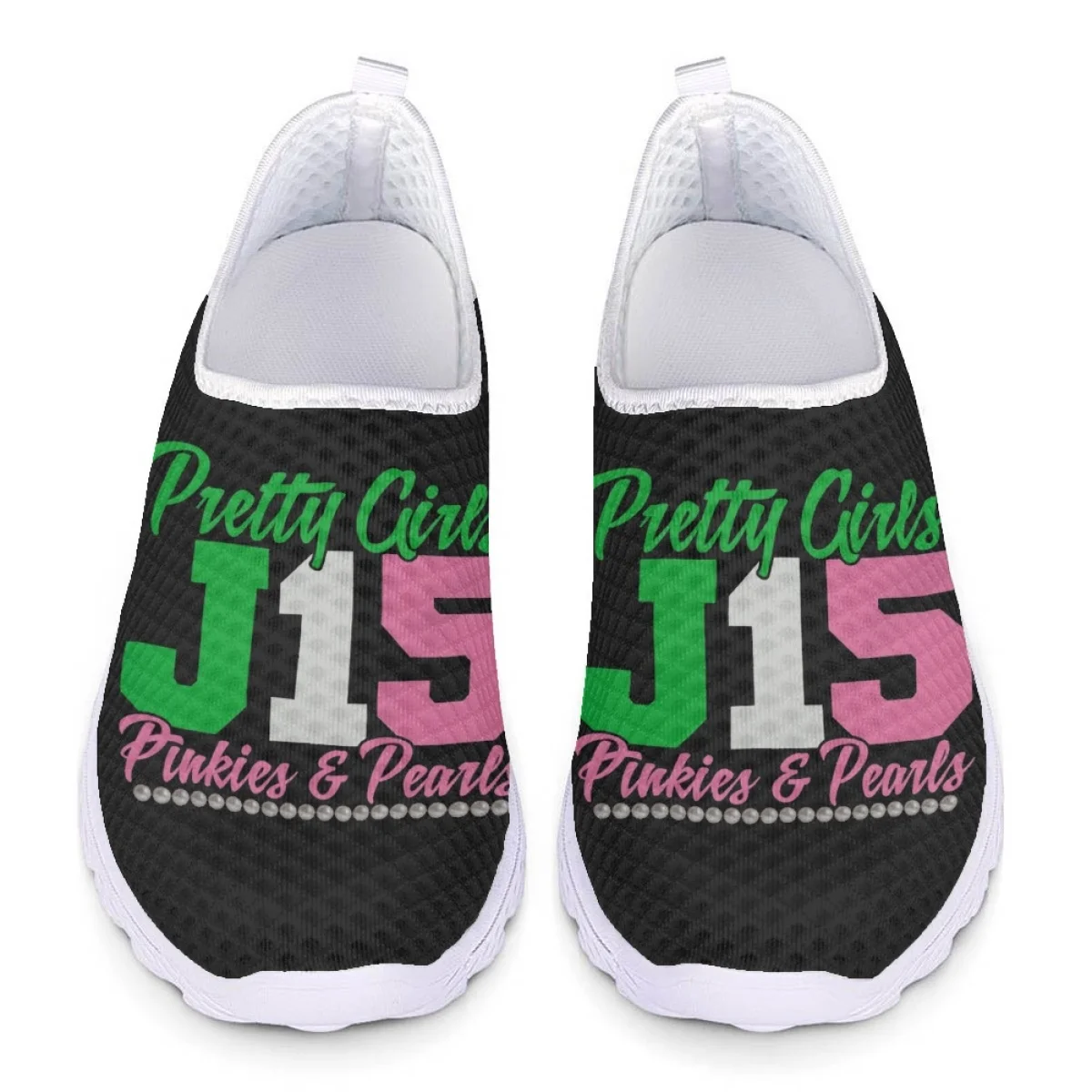

Nopersonality Vintage Ethnic Women Sports Sneakers Alpha Kappa Alpha Flat Mesh Breathable Shoes Leisure Summer Running Shoe