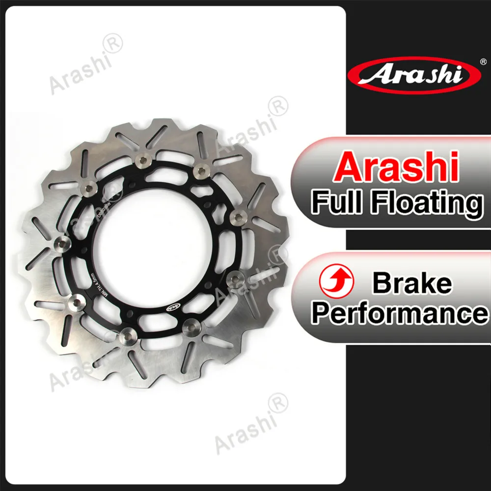 

Arashi 1PCS CNC Floating Front Brake Disk Disc Rotors For YAMAHA MT-03 YZF-R3 ABS/ YZF R3 YZFR3 MT03 MT 03 MT03-ABS YZFR3-ABS