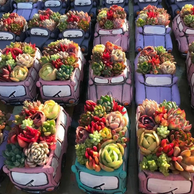 Грузовик Цветочный горшок Силиконовая смола Форма для литья эпоксидной смолы