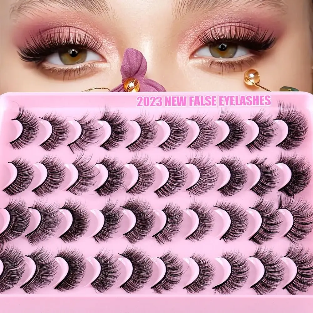 

Beauty Makeup Ultra-wispies Fluffy Pure Hanmdade False Eyelashes Lash Extension Tools 3D Faux Mink Hair Natural Long