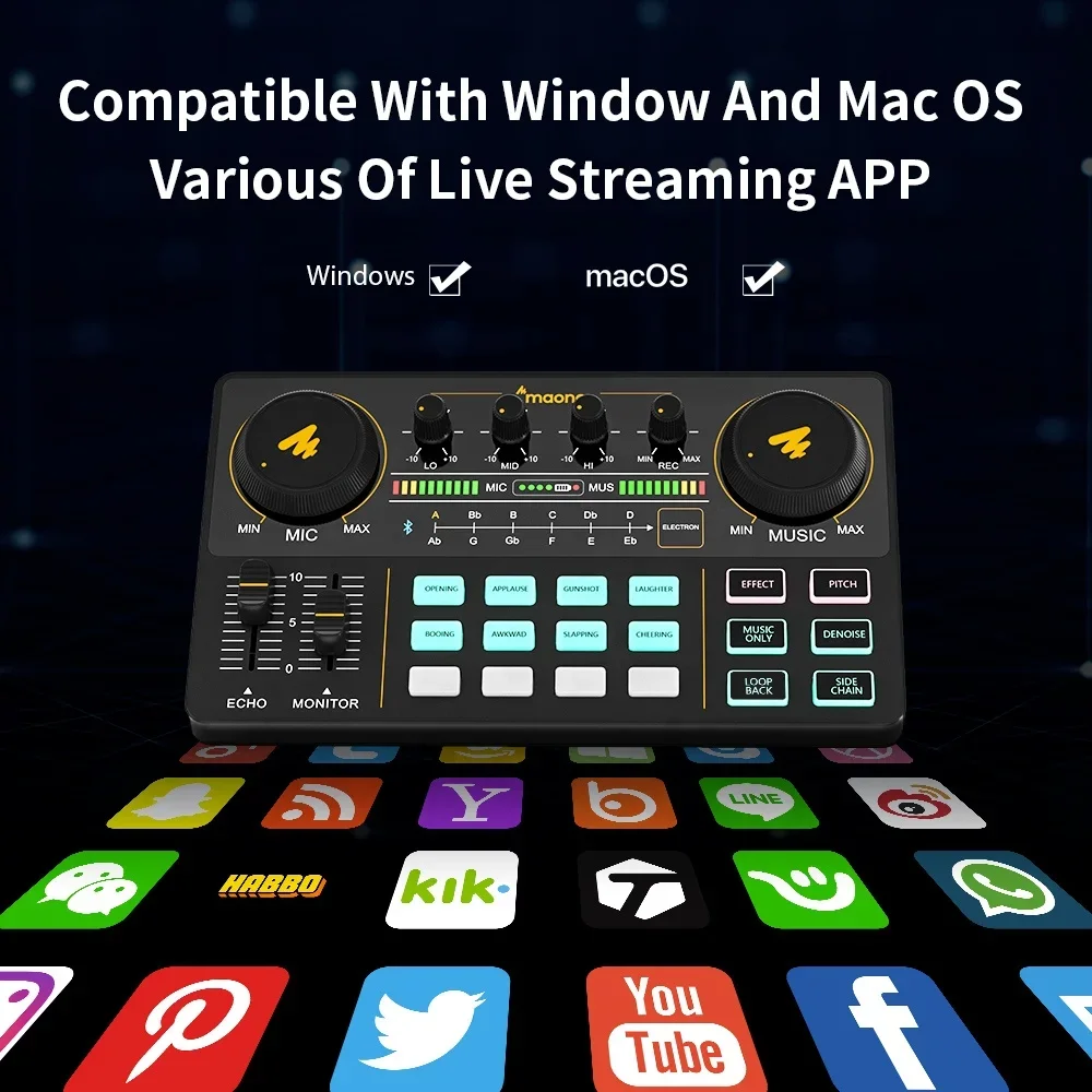 MAONOCASTER профессиональный конденсаторный студийный микрофон для записи с аудио
