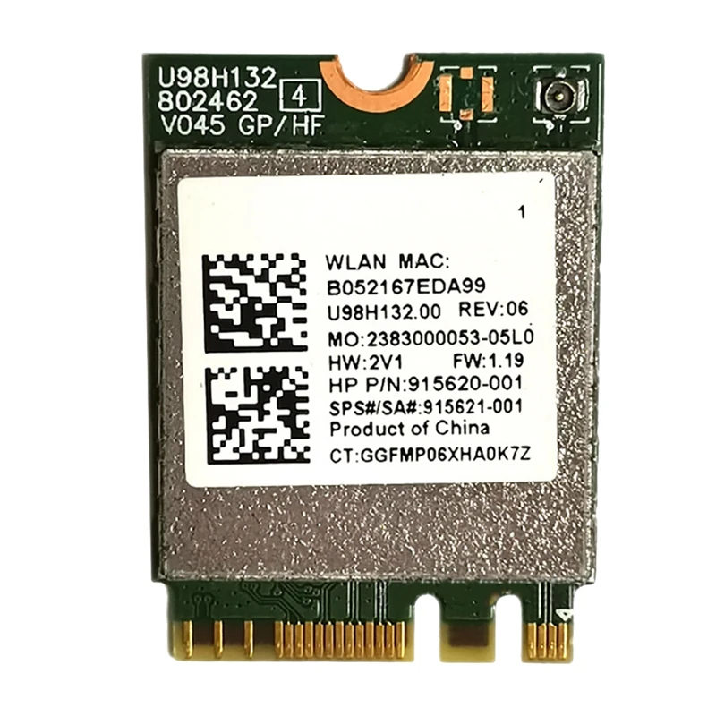 

RTL8821CE Wireless LAN 2.4G/5G 433Mbps WLAN RT CHOPARD AC 1X1 BT 4.2 LAN for ProBook 430 440 450 470 640 650 G4/G5