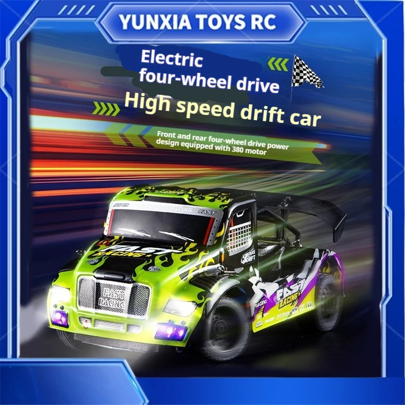 JJRC полностью пропорциональный полноприводный плоский Дрифт-автомобиль