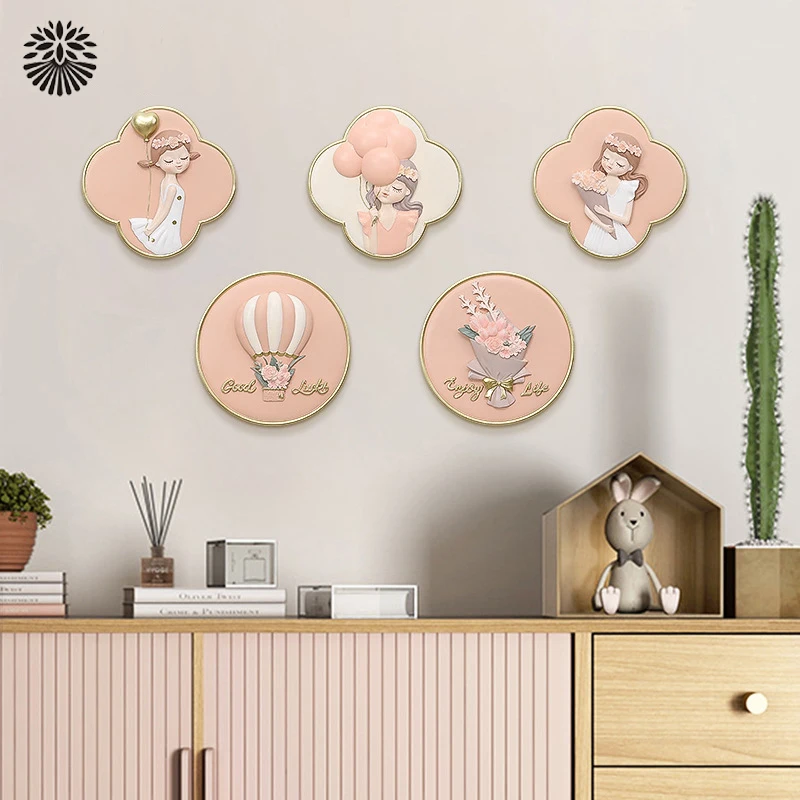 

Креативный подарок в европейском и американском стиле, мультяшная сказочная подвеска, милая комната для девочки, домашнее настенное украшение