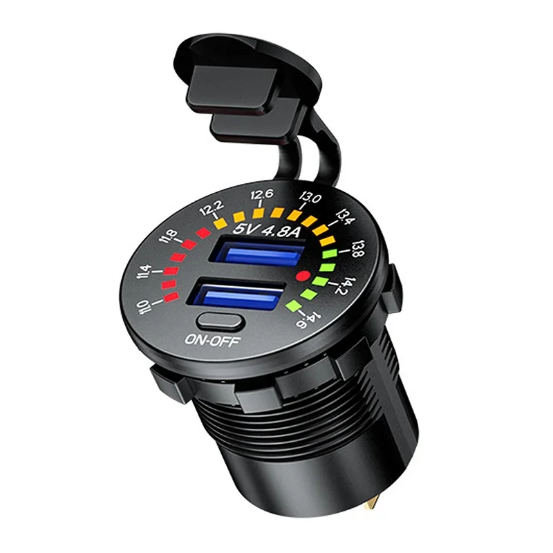 

Сетевое зарядное устройство с двумя USB-портами, 12 В, 36 Вт