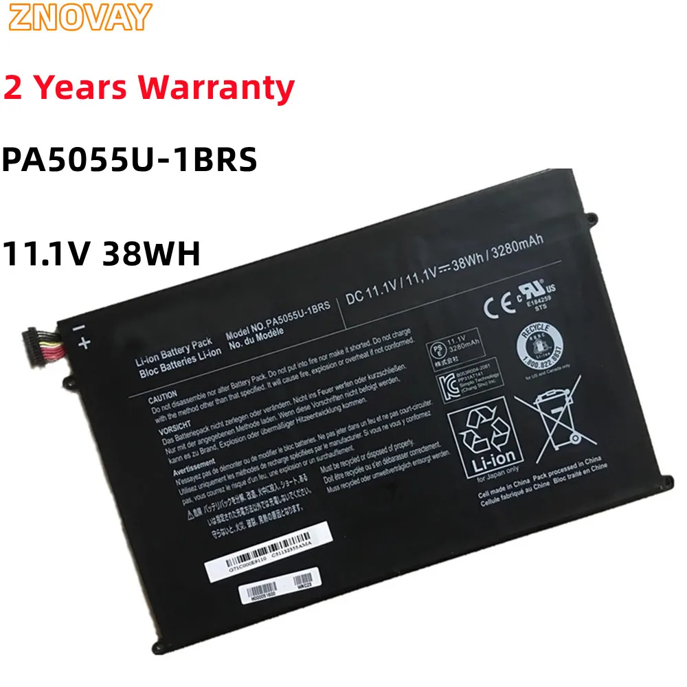 

ZNOVAY New 11.1V 38wh 3280mAh PA5055U-1BRS Laptop Battery For Toshiba KB2120 PA5055