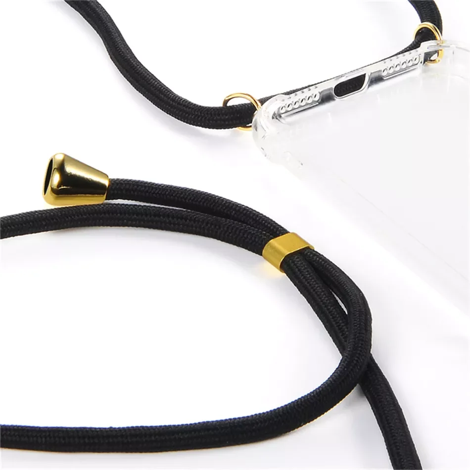 

Factory Direct Selling for iPhone XR 11 Pro Max XS MAX X 7 8 6 S plus iPhone 11 Case Necklace Lanyard Shoulder Rope Cord Clear