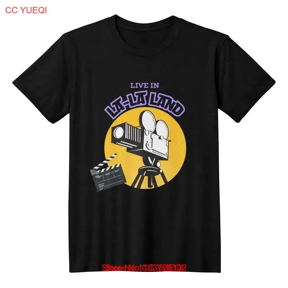 Холщовая футболка унисекс Live In La Land Bella