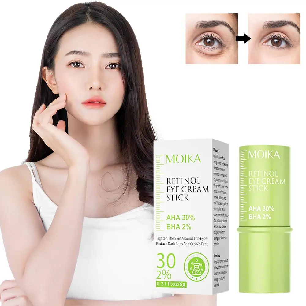 

Retinol Anti-wrinkle Eye Cream Anti Puffiness Remove Circles Bags Care Whitening Fine Fade Moisturizing Line Stick Skin Dar O6Y7