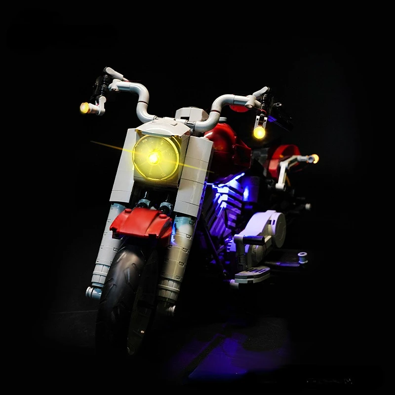 

Led Light Kit for 10269 Harley Davidson Fat Boy Blocks Set Motorcycle Model DIY Toys Set（Not Included Building Blocks）