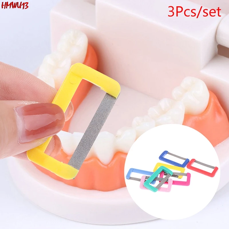 

3Pcs Disposable Dental Orthodontic Interproximal Enamel Polishing Tool Tooth Enamel Reducted Teeth Whitening Material Oral Care