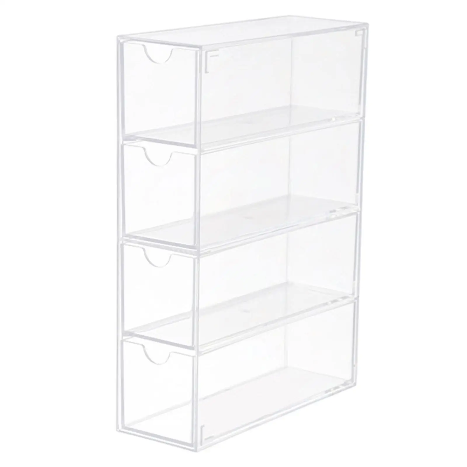 

Makeup Organizer Acrylic 4 Drawers Box Display for Countertops