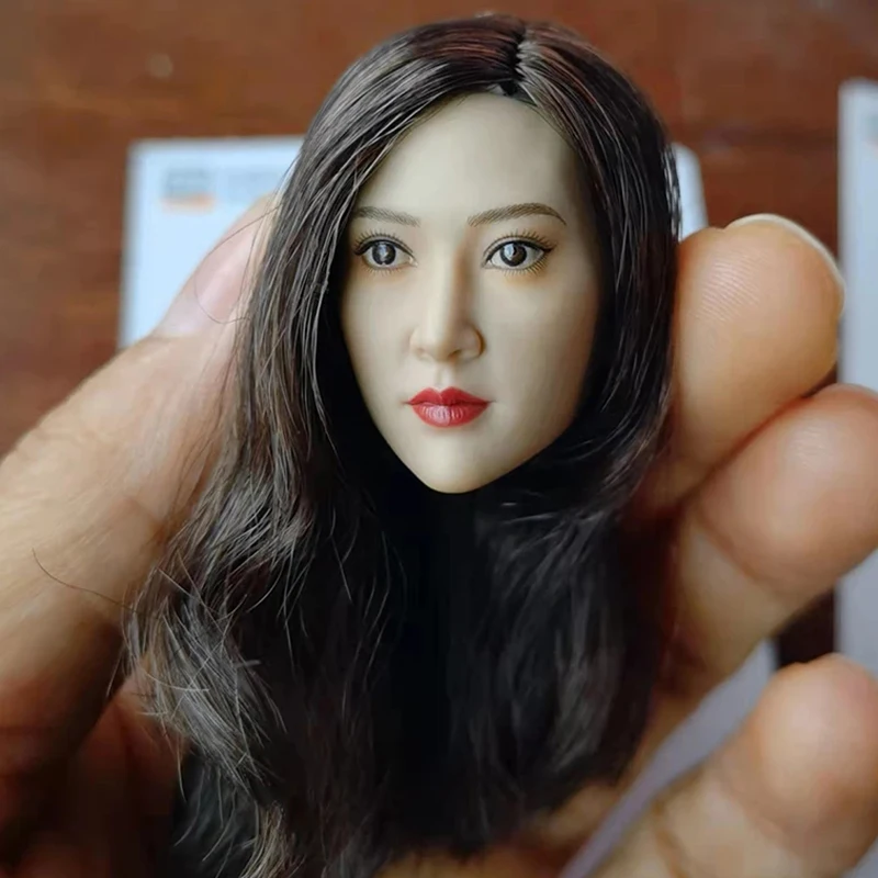 

H002 масштаб 1/6 Женская азиатская Красота Волосы пересадка голова Лепка как Цзин Тянь три стиля 12 дюймов солдат экшн-фигурка кукла тела