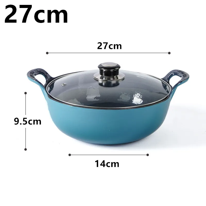 

Чугунная эмалированная кастрюля Balti 27/25 см с крышкой