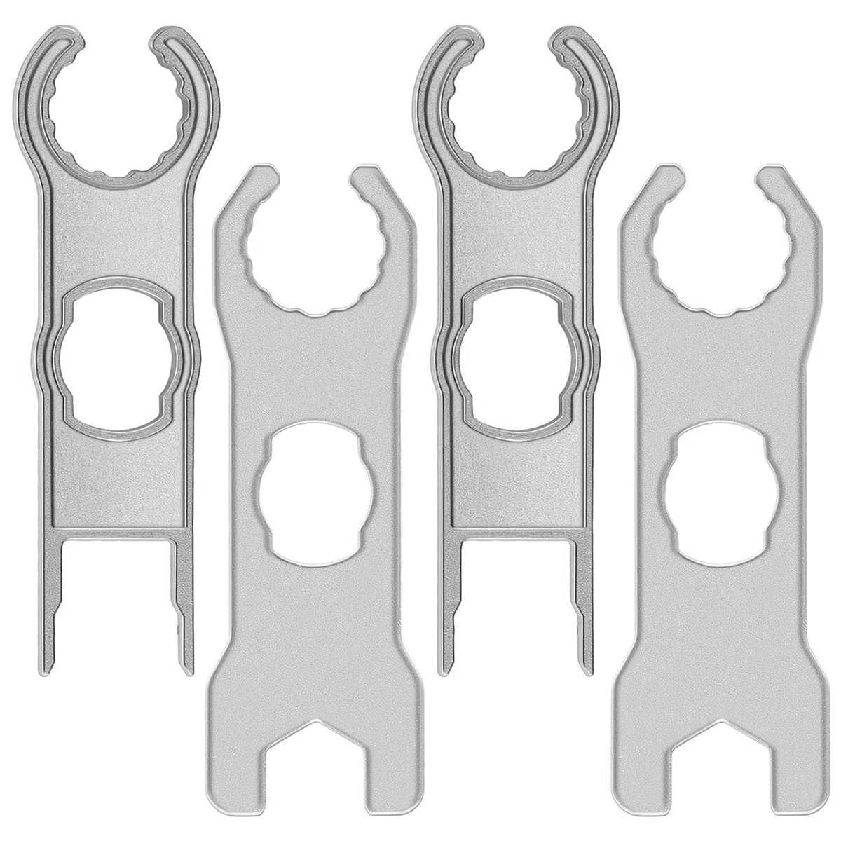 

4Pcs Solar Connector Wrench Aluminum Alloy Portable Solar Connector Spanner Solar Panel Cable Assembly Disassembly Hand Tools