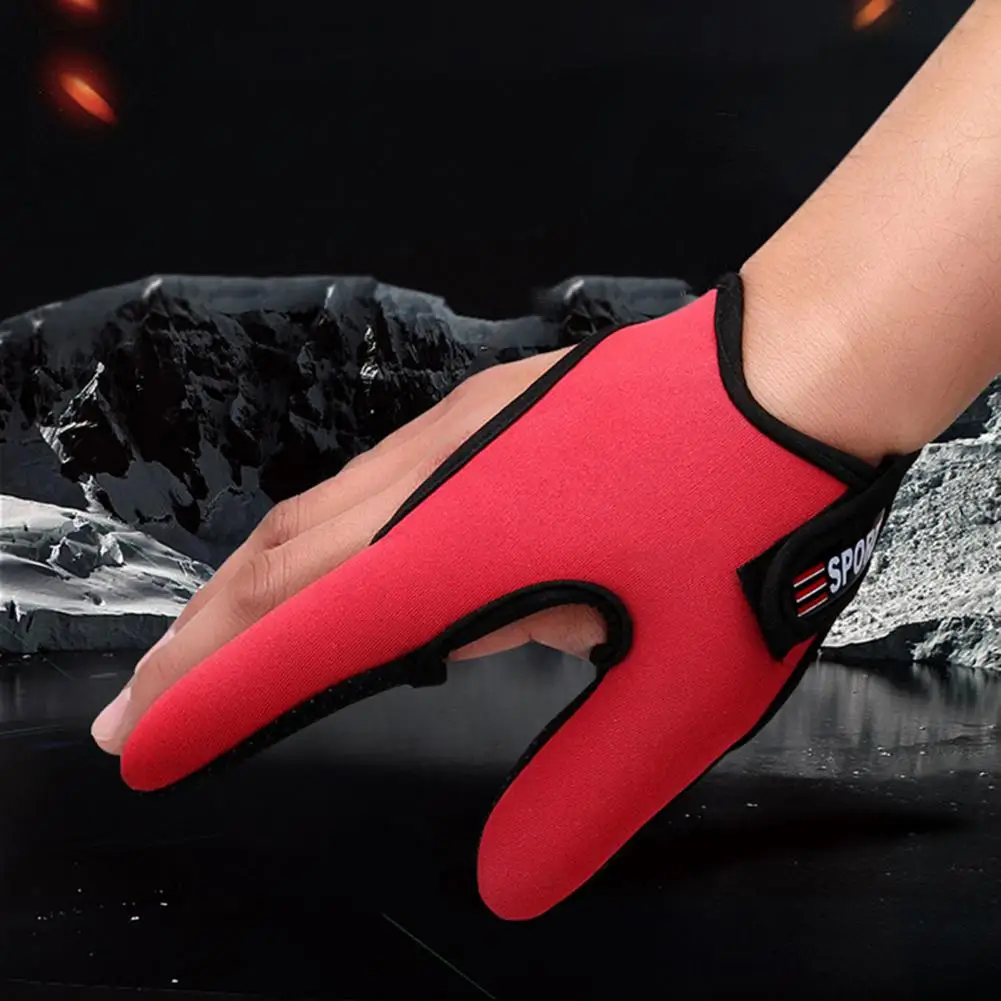 Легкие рыболовные перчатки защита от солнца проколов тянущиеся с двумя пальцами