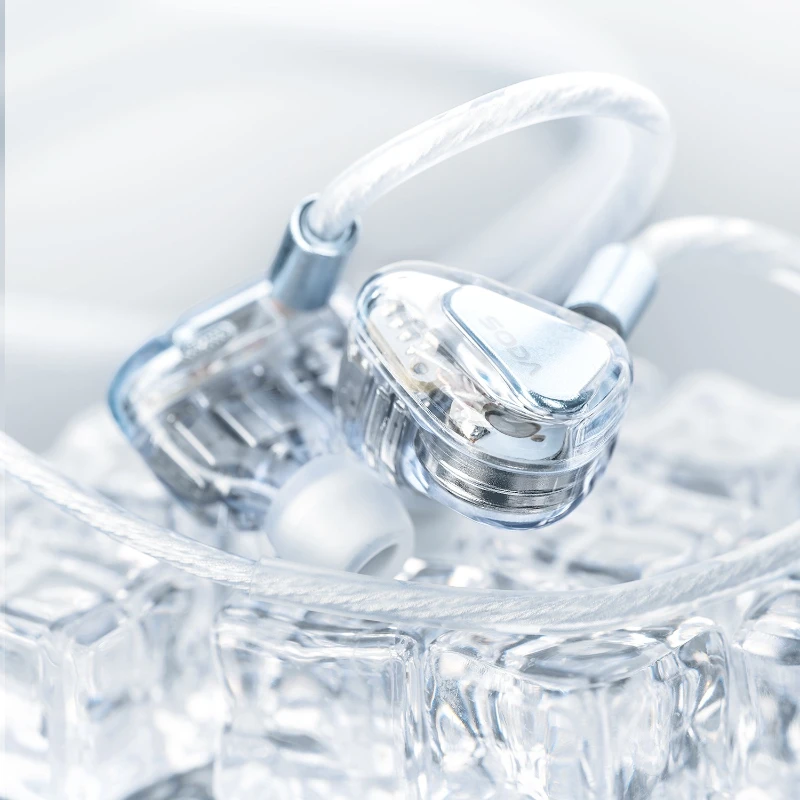 Фото Наушники TANCHJIM SODA HIFI In-Ear проводные, с 1 динамическим и 4 BA-драйверами, 2 пассивными излучателями для аудиофильского мониторинга музыки (IEM) №3