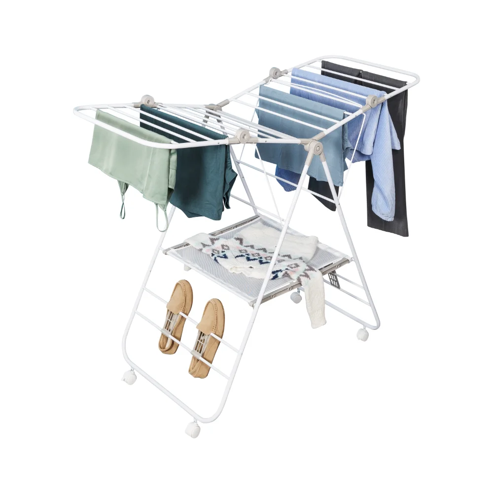 

Folding Wing Drying Rack W/ Wheels