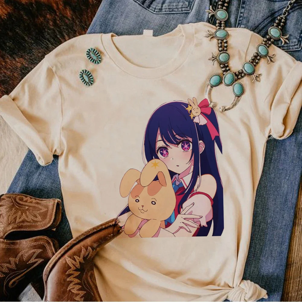 

Oshi No Ko top women graphic harajuku summer Tee female anime clothing