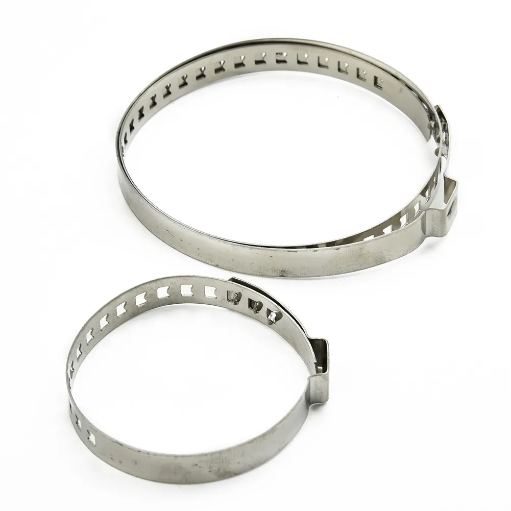 

10pcs Universal Screw Worm Drive Hose Clamp Hose Clamp Adjustable Stainless Steel High Quality For Driveshaft Joints Boot Kit