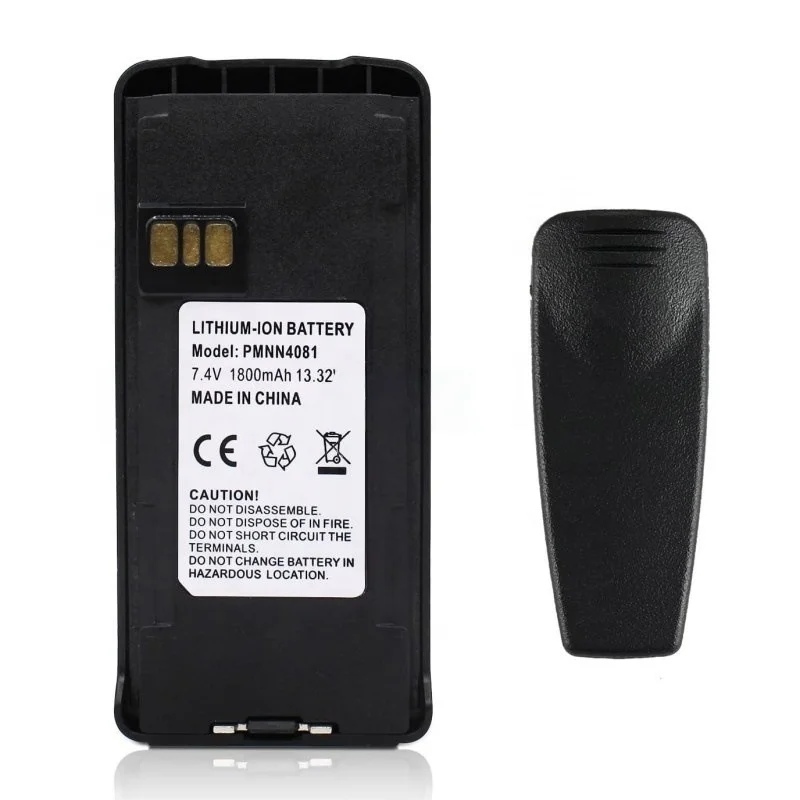 Фото Аккумулятор PMNN4081A 7.4V 1800mAh для раций DP540, CP100D, DEP250, C1200, сменный литиевый перезаряжаемый аккумулятор №2