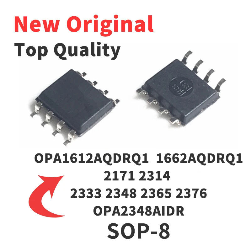 OPA1612AQDRQ1 OPA2171 OPA2314 OPA2333 OPA2348 OPA2365 OPA2376 OPA1662AQDRQ1 AIDRQ1 OPA2348AIDR SOP-8, новый оригинальный