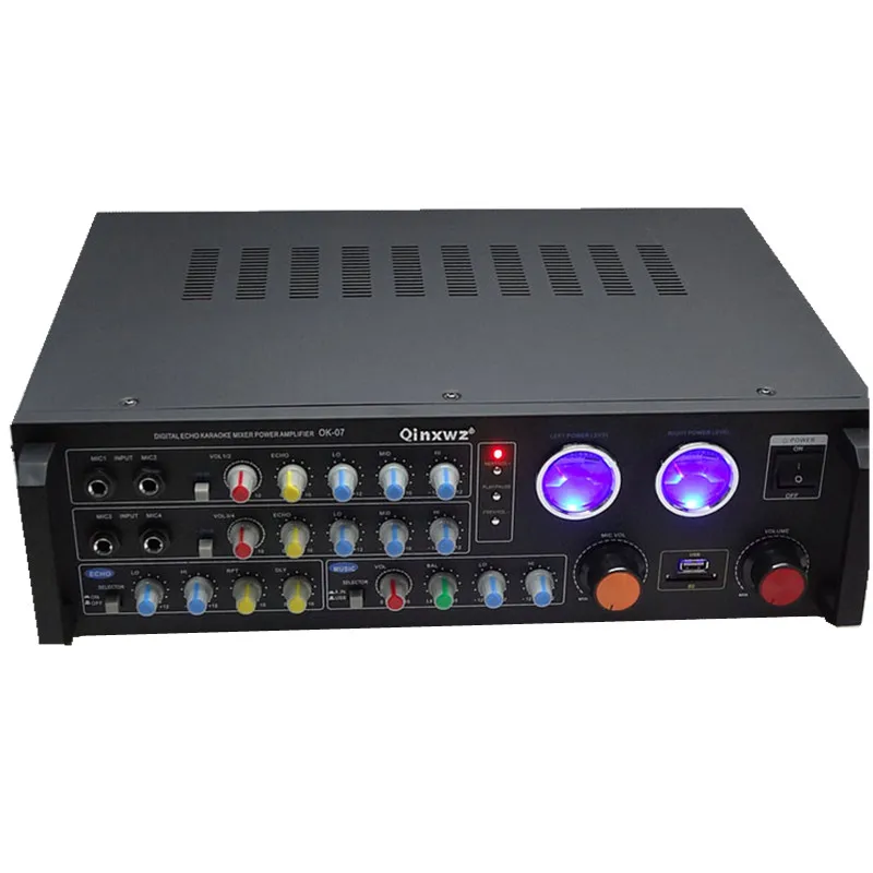 

Аудио усилитель OK-07, 5,1 каналов, 1200 Вт, HIFI, USB, SD