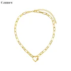 CANNER 18k  Hollowout Chain элегантный покрытый серебром Fine Jewelry для женщин Свадебная бижутерия