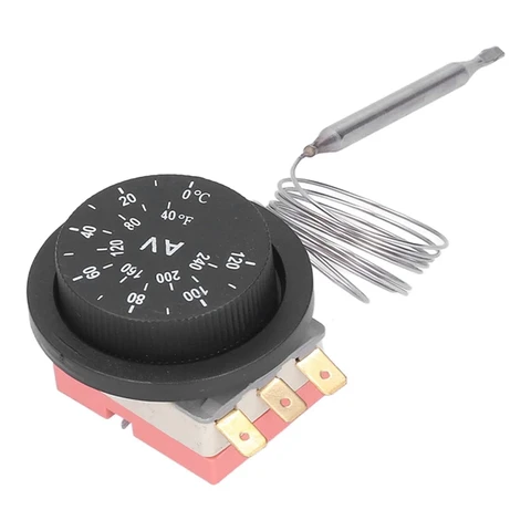 Регулируемый выключатель контроллера термостата, переключатель с 3 контактами, дизайнерский комплект зондов контроля температуры