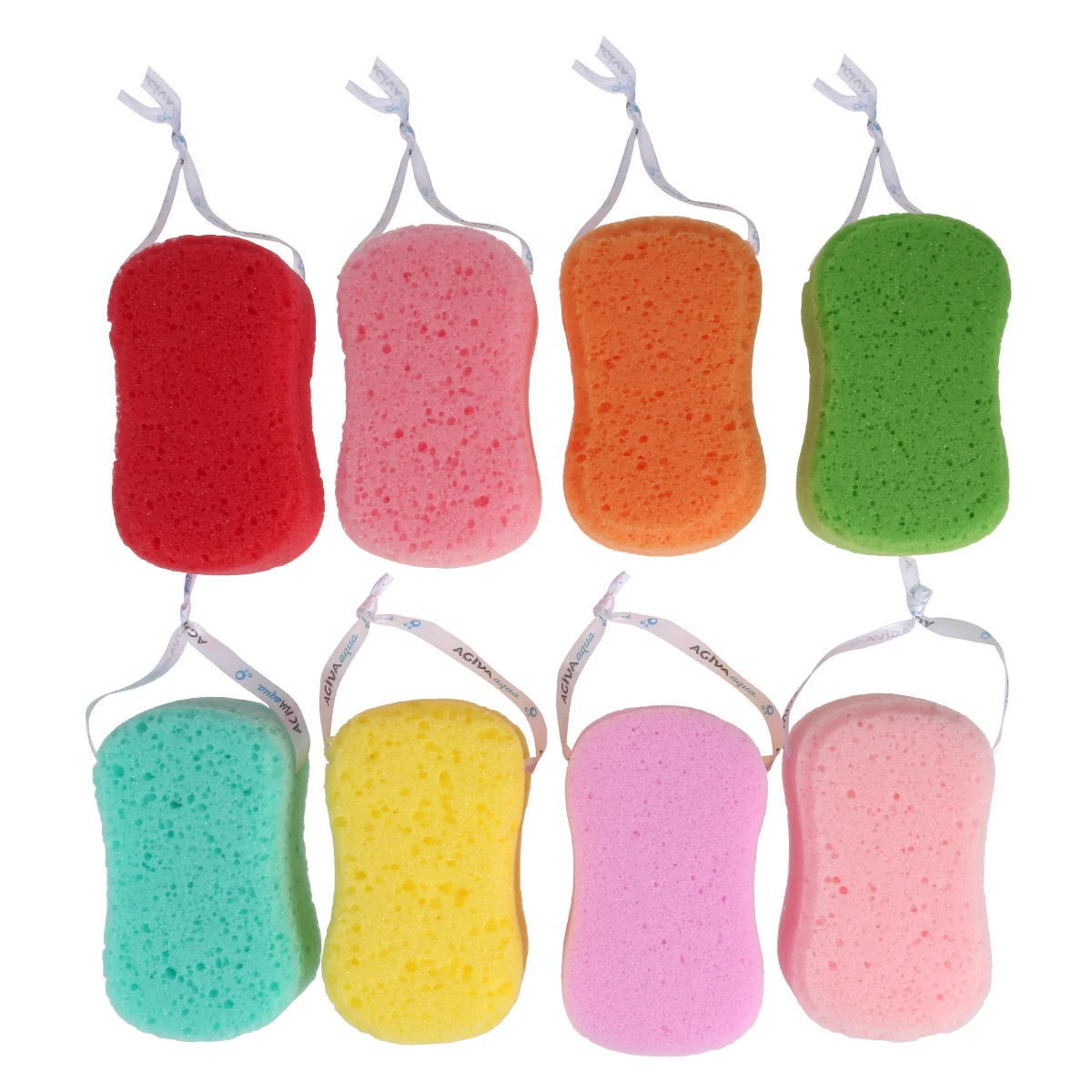 

Sponge Body Bath Shower Spongesscrubber Exfoliating Painless Wash Loofah Soft Cleaning Baby Fiber Mesh Puffpouf Luffa Loofahs