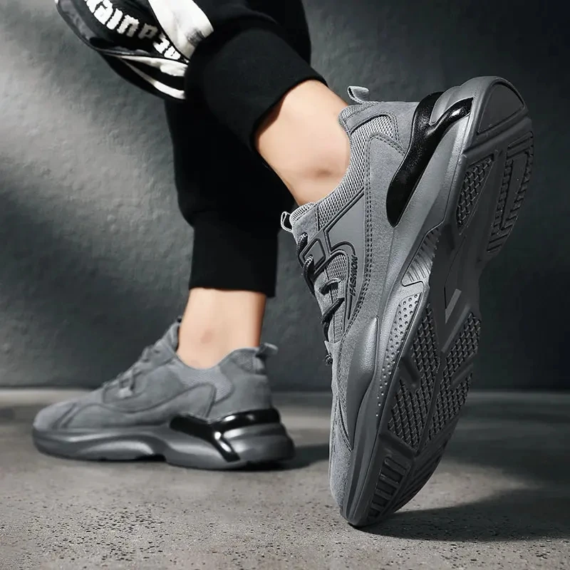 New Mesh Sports Shoes for Men Comfortable Casual Anti Skid Running Shoes Fashion Breathable Outdoor Male Sports Shoes Size 39-44