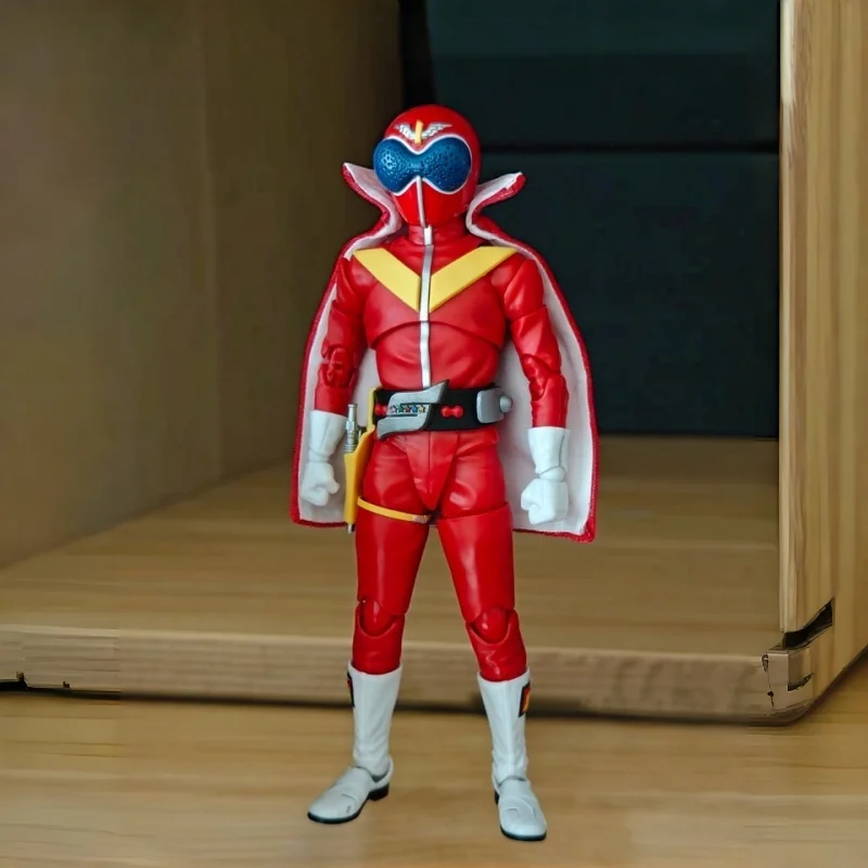 Фото Коллекционная фигурка Bandai SHF Shinkocchou Seihou Akarenger Super Sentai к 50-летию, модель-игрушка, подарок для фанатов №1