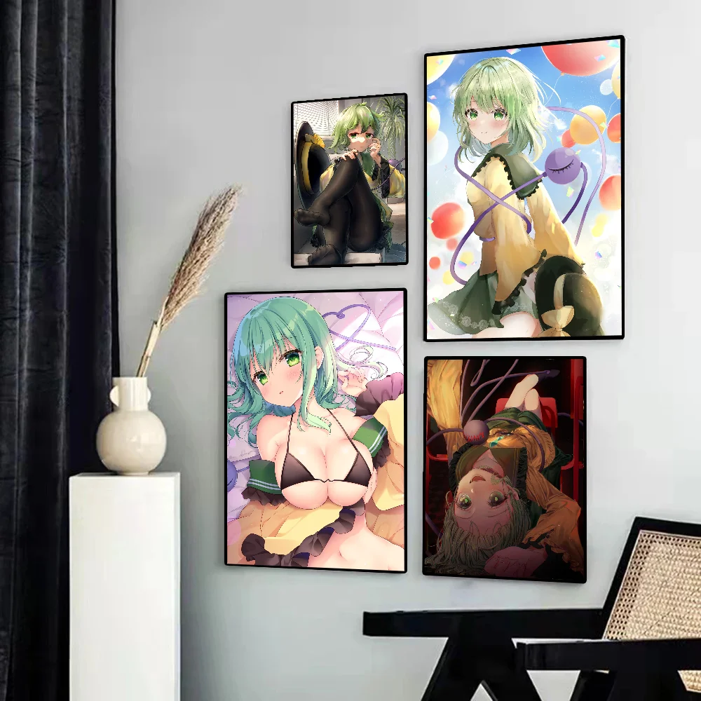 Плакат Touhou Project Komeiji Koishi-Аниме Девушка С Бумажным Принтом Художественный Декор