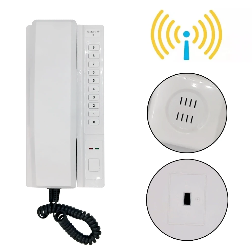 anjielo wireless intercom system secure interphone handsets expandable for warehouse office interphone maison home phone voip free global shipping