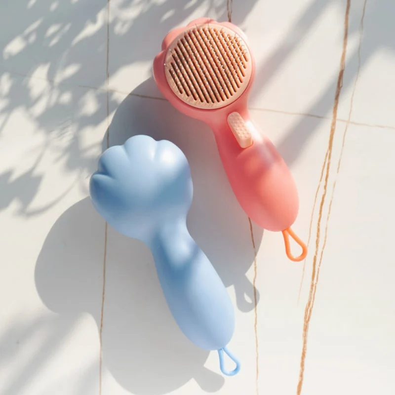 

Расческа для домашних питомцев, щетка для удаления шерсти у кошек и собак, уход за шерстью, самоочищающаяся, товары для домашних животных