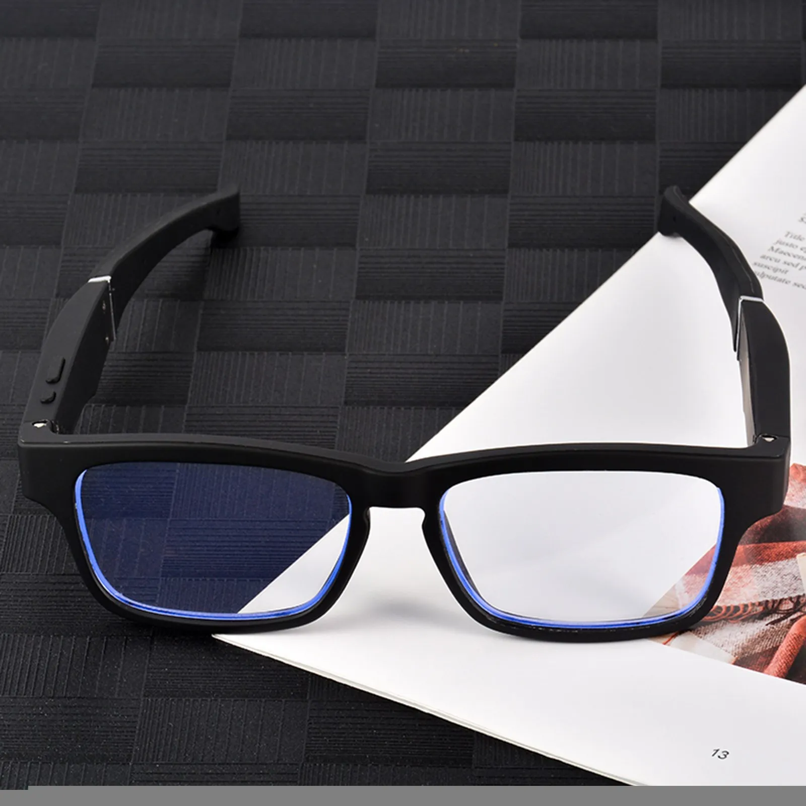 

Smart Bluetooth-compatible Glasses V5.0 + EDR Anti-blue Light 3-5 Hours Smart Sunglasses For Music Video Games For Android/ios