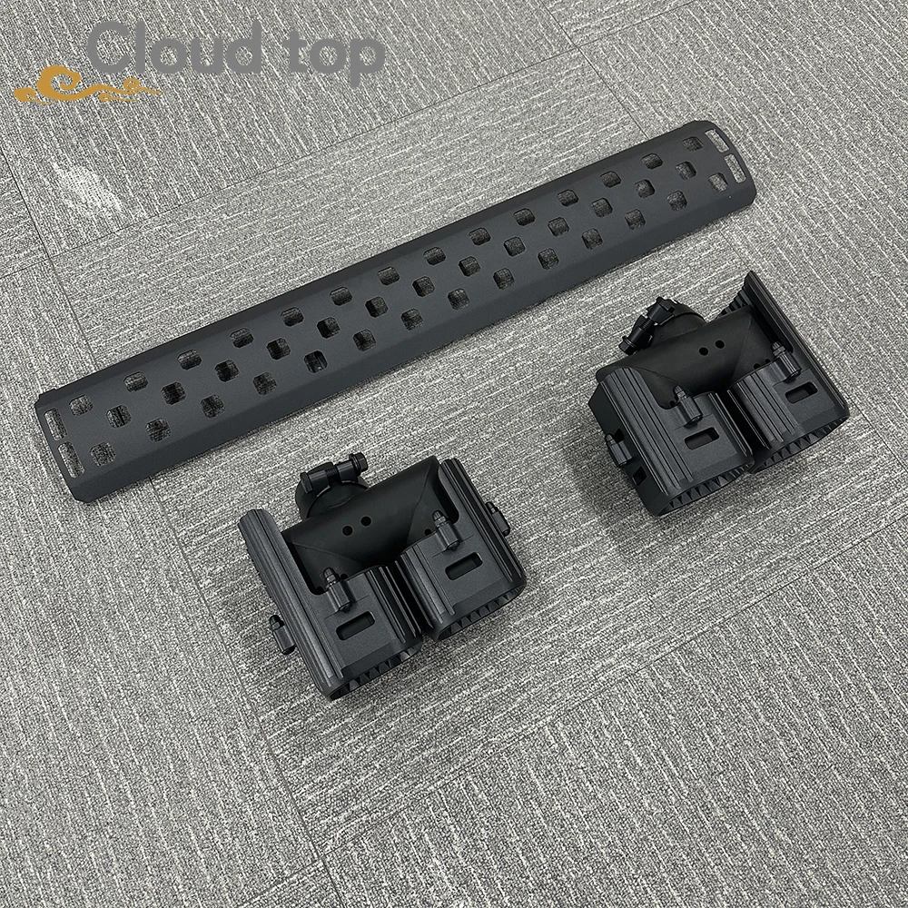 

Для Land Rover Defender 90 110 2020-2025 Kahn Edition задняя выхлопная труба из нержавеющей стали с четырьмя выходами прямоугольный наконечник глушителя