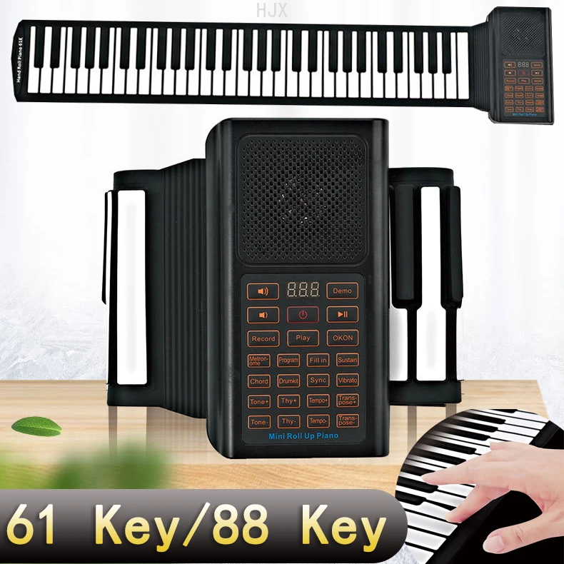 

88 61 Key Hand Roll Piano Toys for Kids Boys Educational Keyboard Instrument Girls Learning Music Children Electronic Musical