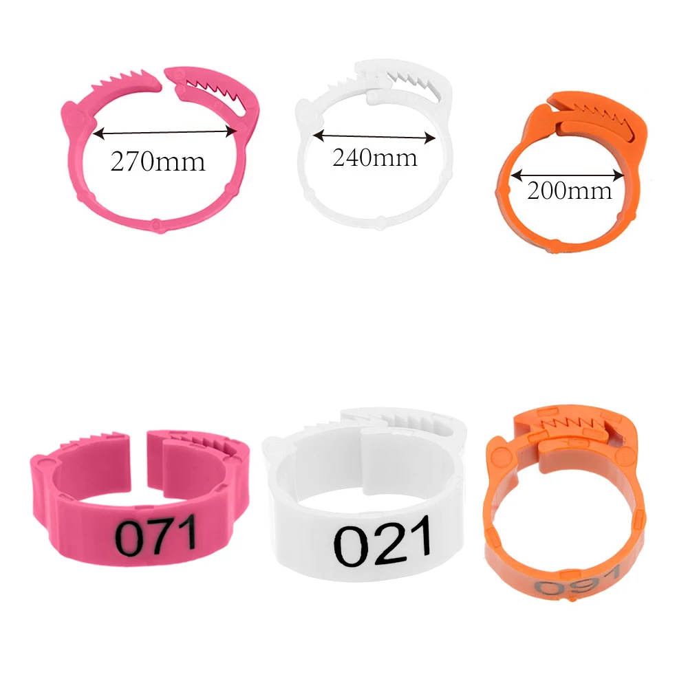 100 шт./комплект регулируемые кольца-пряжки для ног