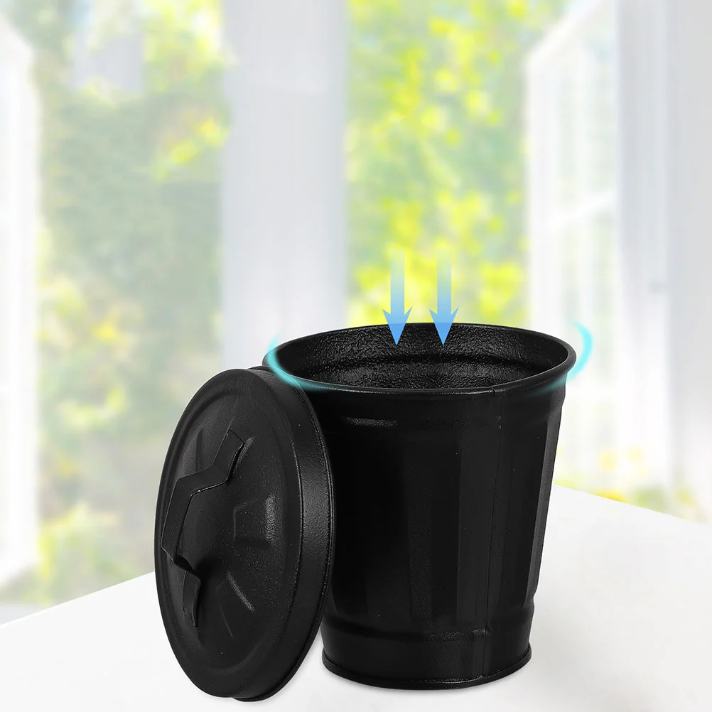 2 шт. мини корзина для мусора с крышкой |