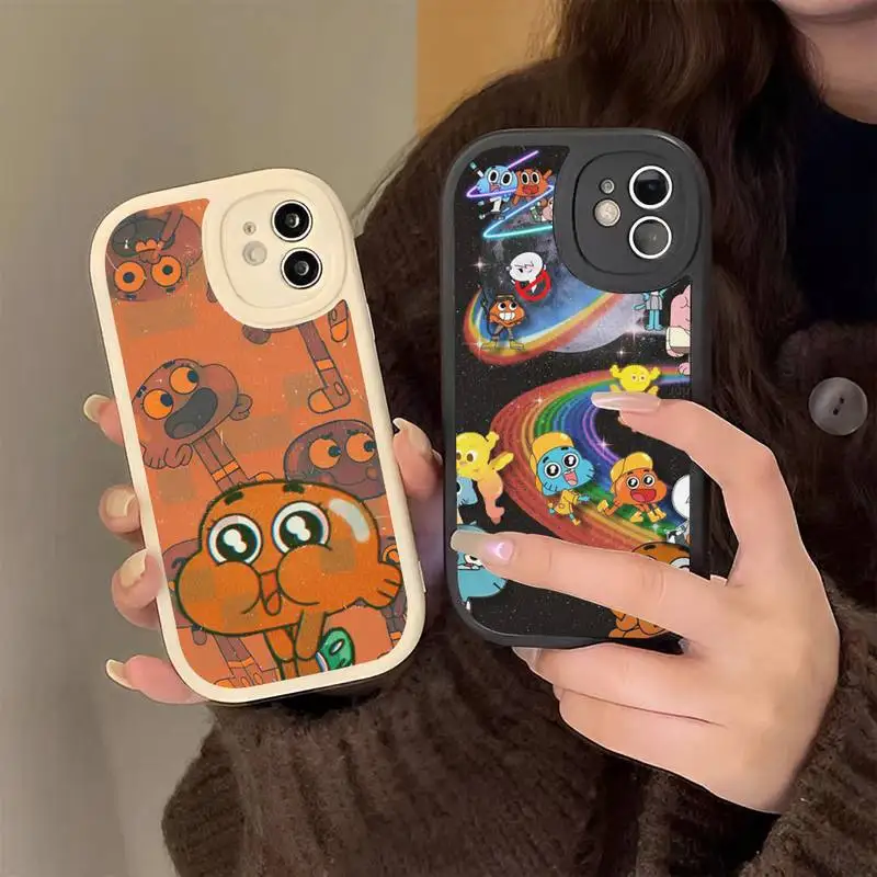 

Anime-World-of-Gumball Phone Case Hard Leather Phone Case for iPhone 13 12 Mini 11 14 Pro Max Xs X Xr 7 8 Plus 6 6s Se 2022