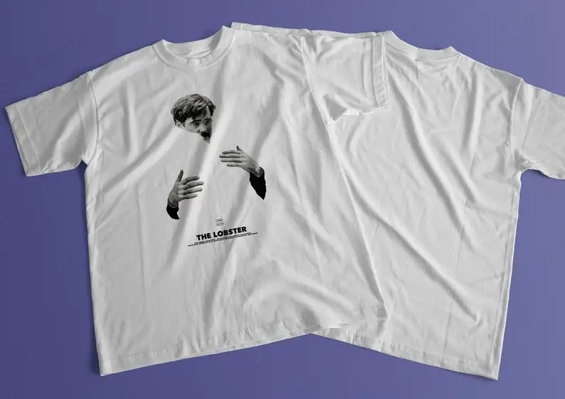 Омар Yorgos Lanthimos Colin Farrell 2015 г. — футболка с ретро-принтом HQ тяжелый унисекс круглым