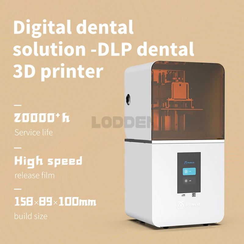 Стоматологический 3d-принтер DLP 62 мкм размер пикселей 2560*1440 высокоскоростная