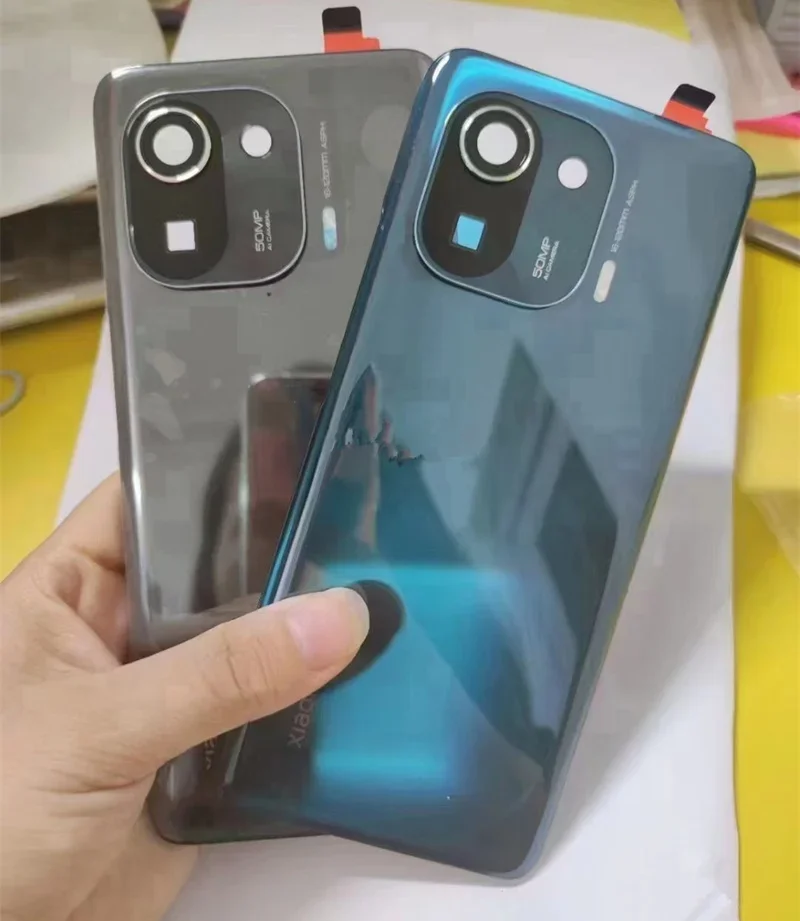 6 81 &quotдля Xiaomi Mi 11 Pro M2102K1AC задняя крышка батарейного отсека заднее стекло корпуса