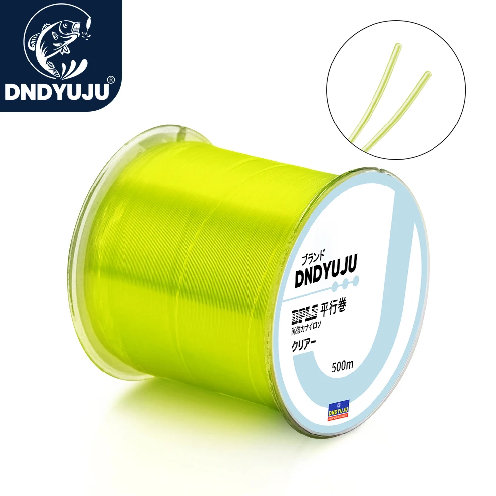 

DNDYUJU 500M Fishing Line 0.1MM-0.47MM 2LB-35LB Monofilament Nylon Material From Japan Fishing Carp Line