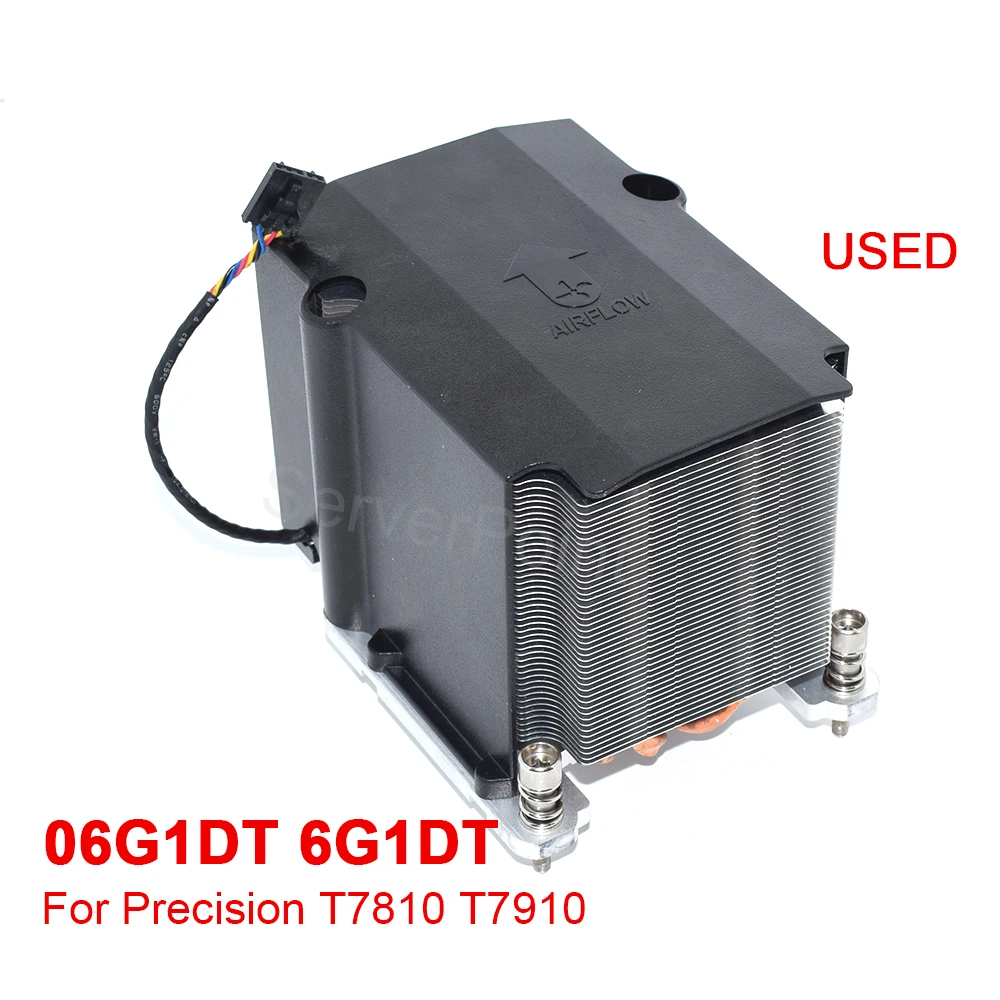 

Genuine Used Cooler 06G1DT 6G1DT CPU Cooling Heatsink Four Lines For Precision T7810 T7910