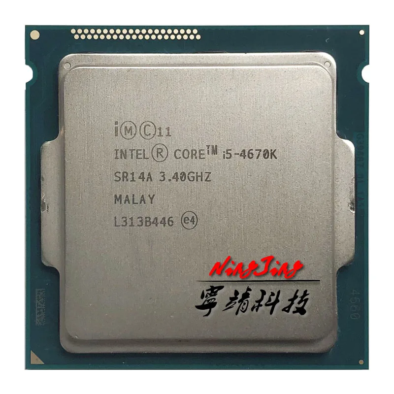 

Процессор Intel Core i5-4670K i5 4670 K I5 4670 K 3,4 ГГц четырехъядерный четырехпоточный 84 Вт 6 Мб ЦП процессор LGA 1150