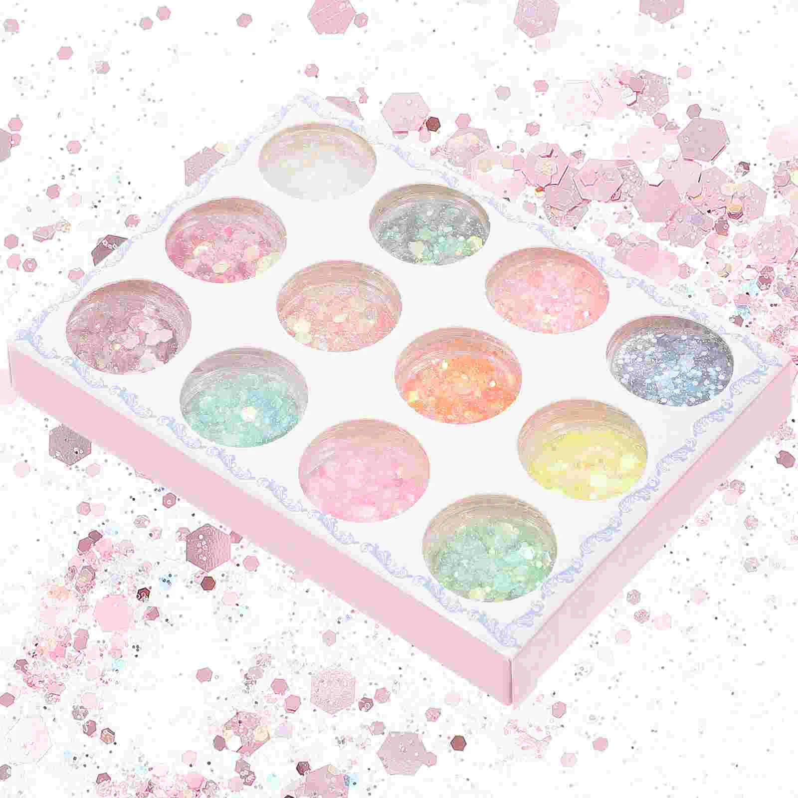 

1 Box Hair Crafts Glow In The Dark Glitter Glow In The Dark Accessories Nail Glitter