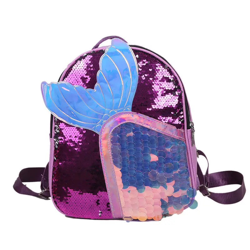 Рюкзак для девочек-подростков, модные сумки с блестками для девочек, дорожные школьные портфели с красочным сияющим рыбьим хвостом, рюкзаки...